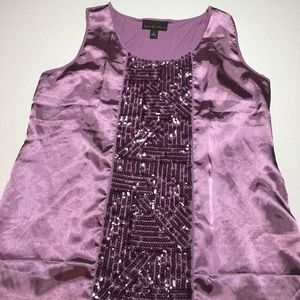 Dana Bachman lavender sequin tank
