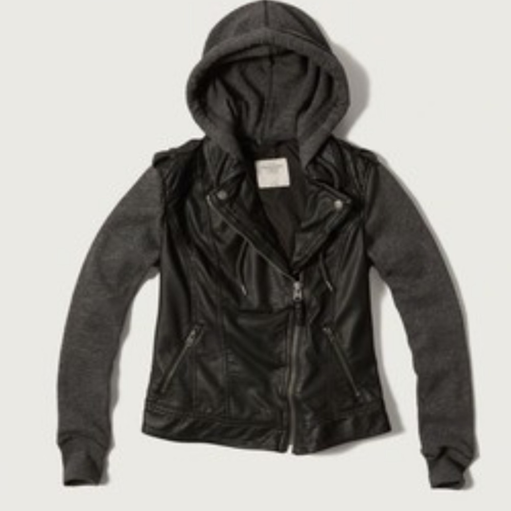 Abercrombie & Fitch A&F Vegan Leather jacket