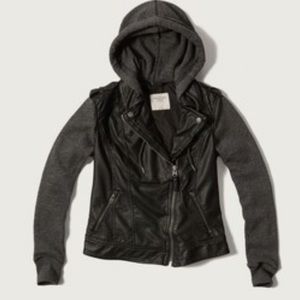 Abercrombie & Fitch A&F Vegan Leather jacket