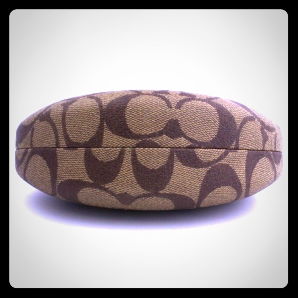 NWT Authentic Coach Sunglasses Case w/ Lens Cloth