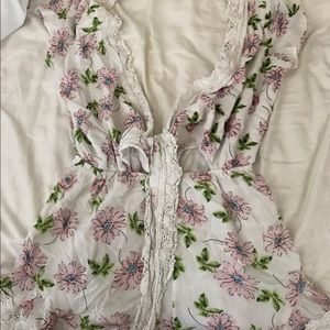 LF flower romper