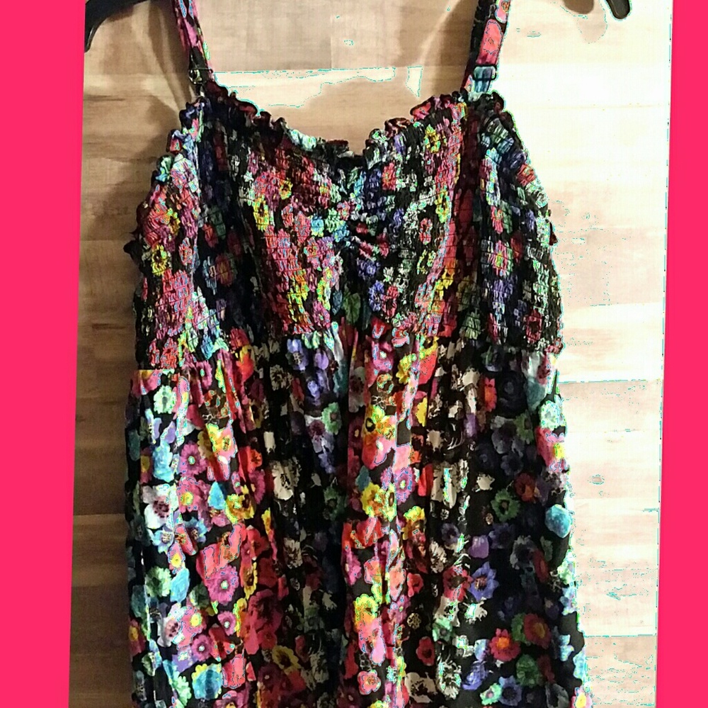 Babydoll Top, MultiColor, Floral Torrid Size 18/20