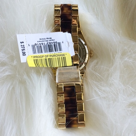 Michael Kors Channing Tortoise Watch - Picture 2 of 4