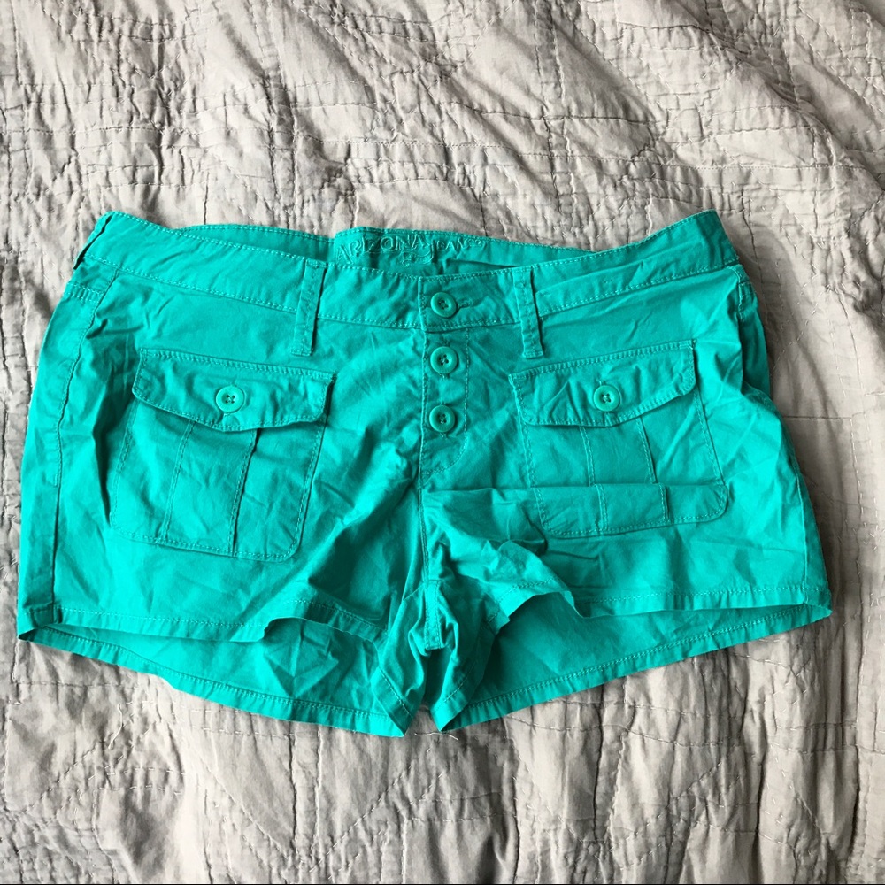 Teal shorts