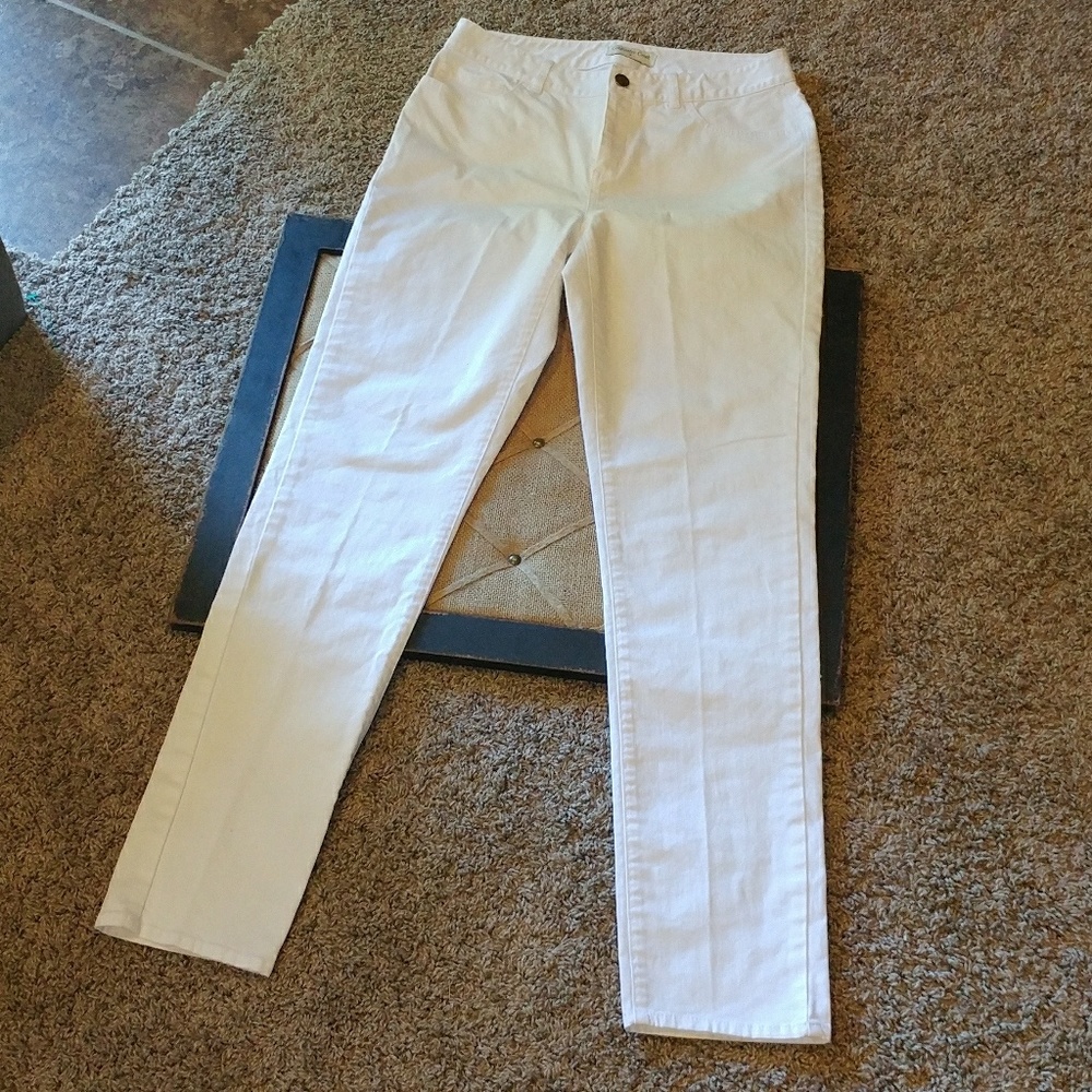 { Coldwater Creek } Bright White Skinnies