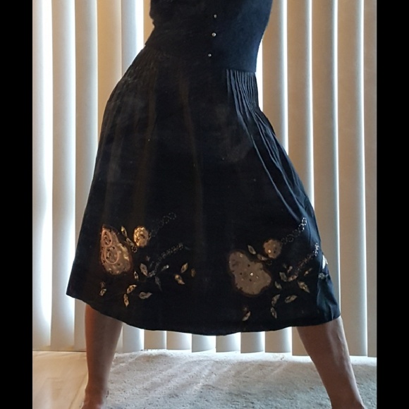 50's style pleated swing skirt - Picture 1 of 2