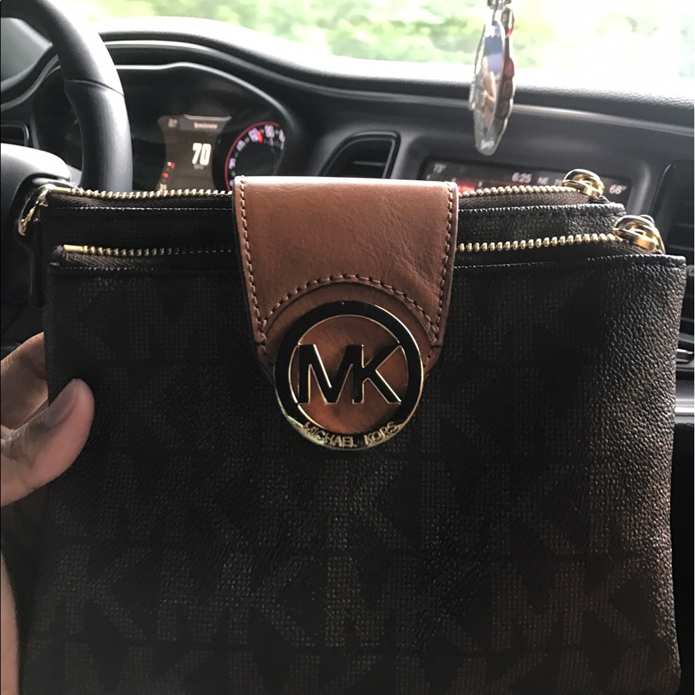 Authentic MK cross body purse