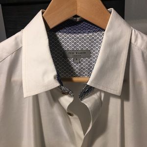 Ted Baker Long Sleeve White Shirt