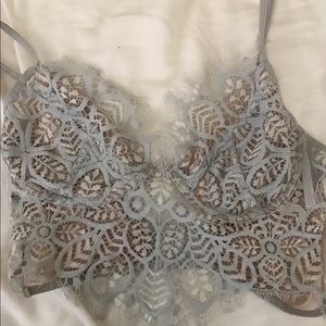 For Love and Lemons Skivvies top in silver