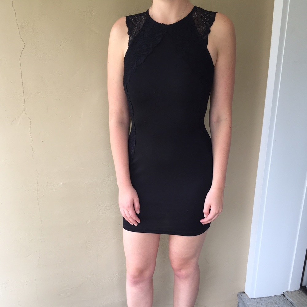 H&M black dress