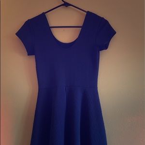 Blue skater dress!