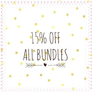 15% off bundles!