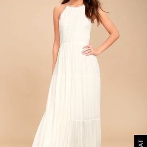 Long white summer dress!