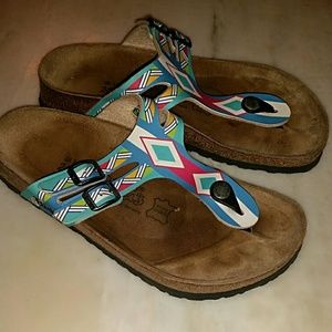 Tribal Multi Birkenstock Birki's Sandal 38 7 7.5