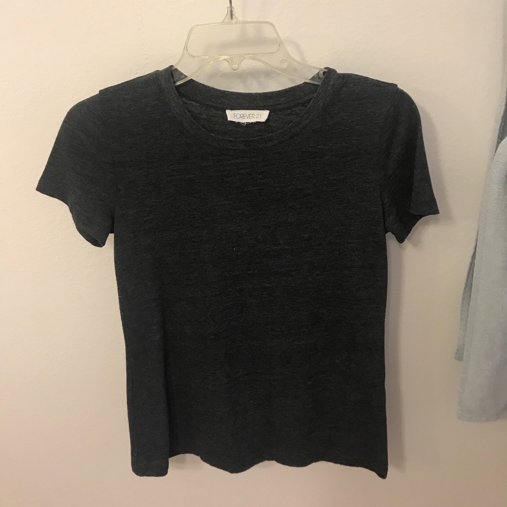 black crew neck