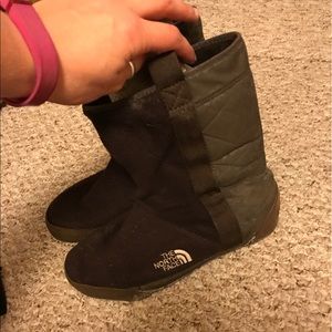 Brown North Face boots