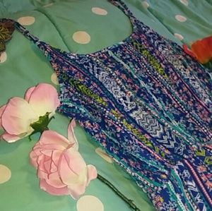 A beautiful colorful sun dress