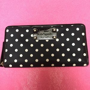 🖤♠️KATE SPADE ZIP AROUND WALLET♠️🖤