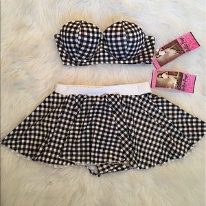 Bettie Page Two Piece Swimsuit