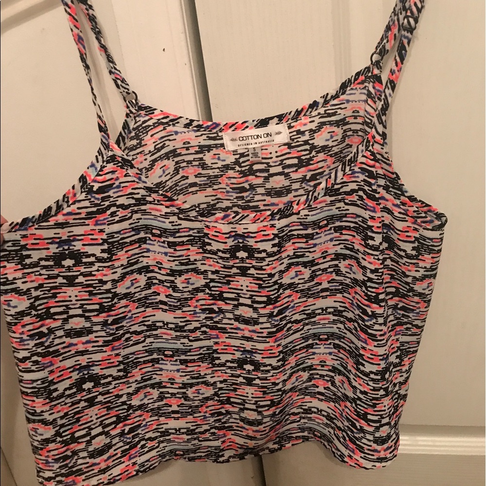 Colorful tank top/ crop top