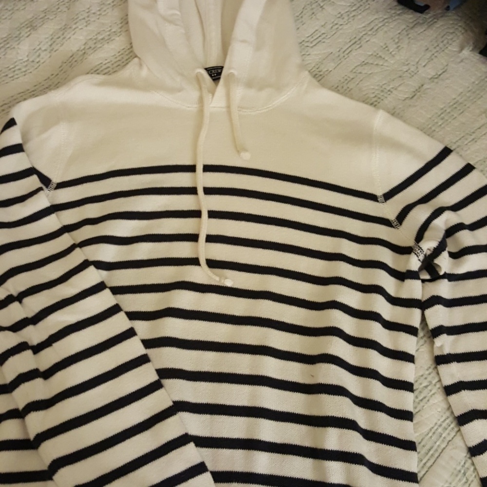J Crew Marine Hooded Sweater