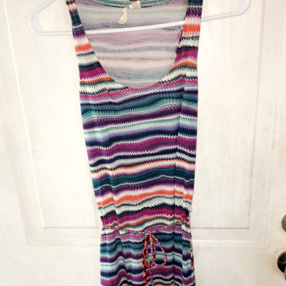 Stripped Maxi with belt