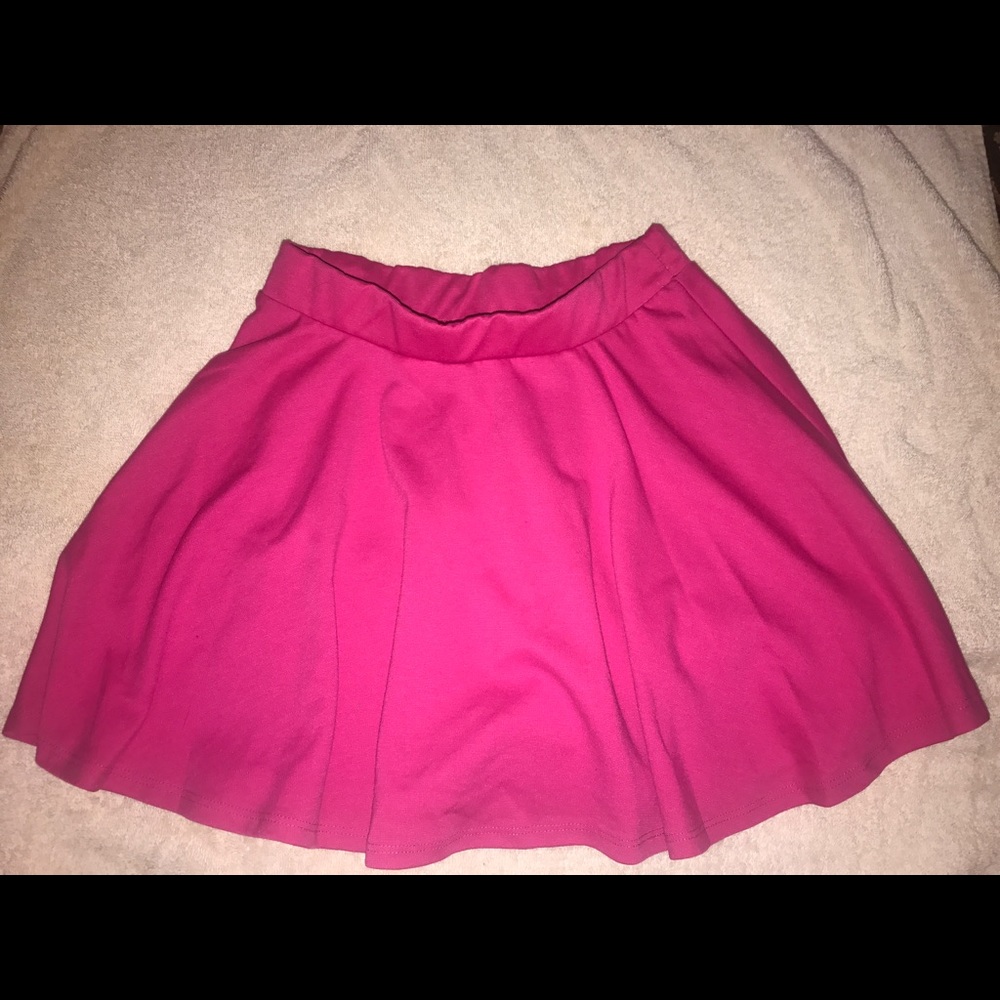 Pink skater skirt