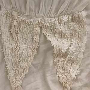 For Love and Lemons Midi dress in ivory