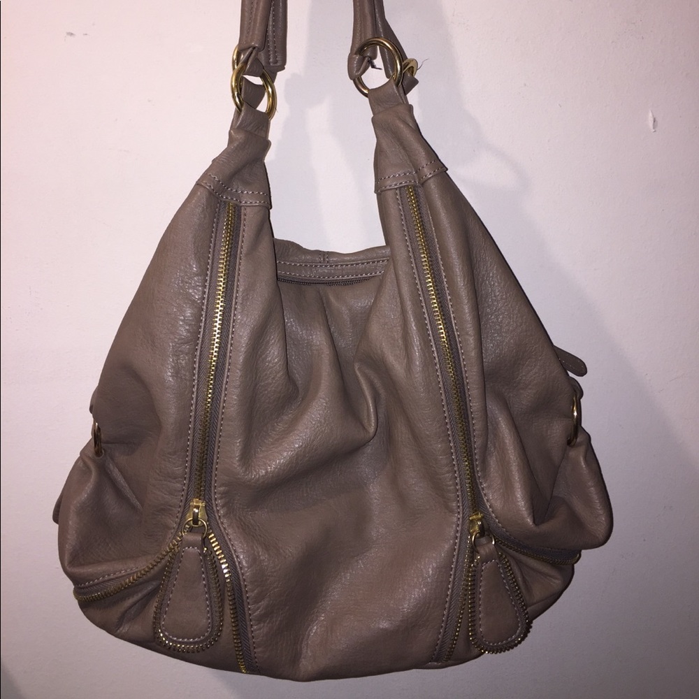 Brown hobo bag