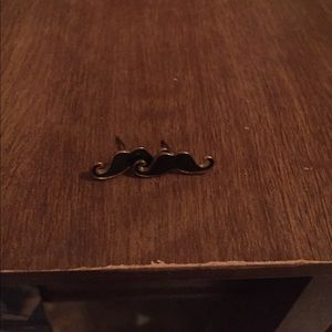 Mustache earrings
