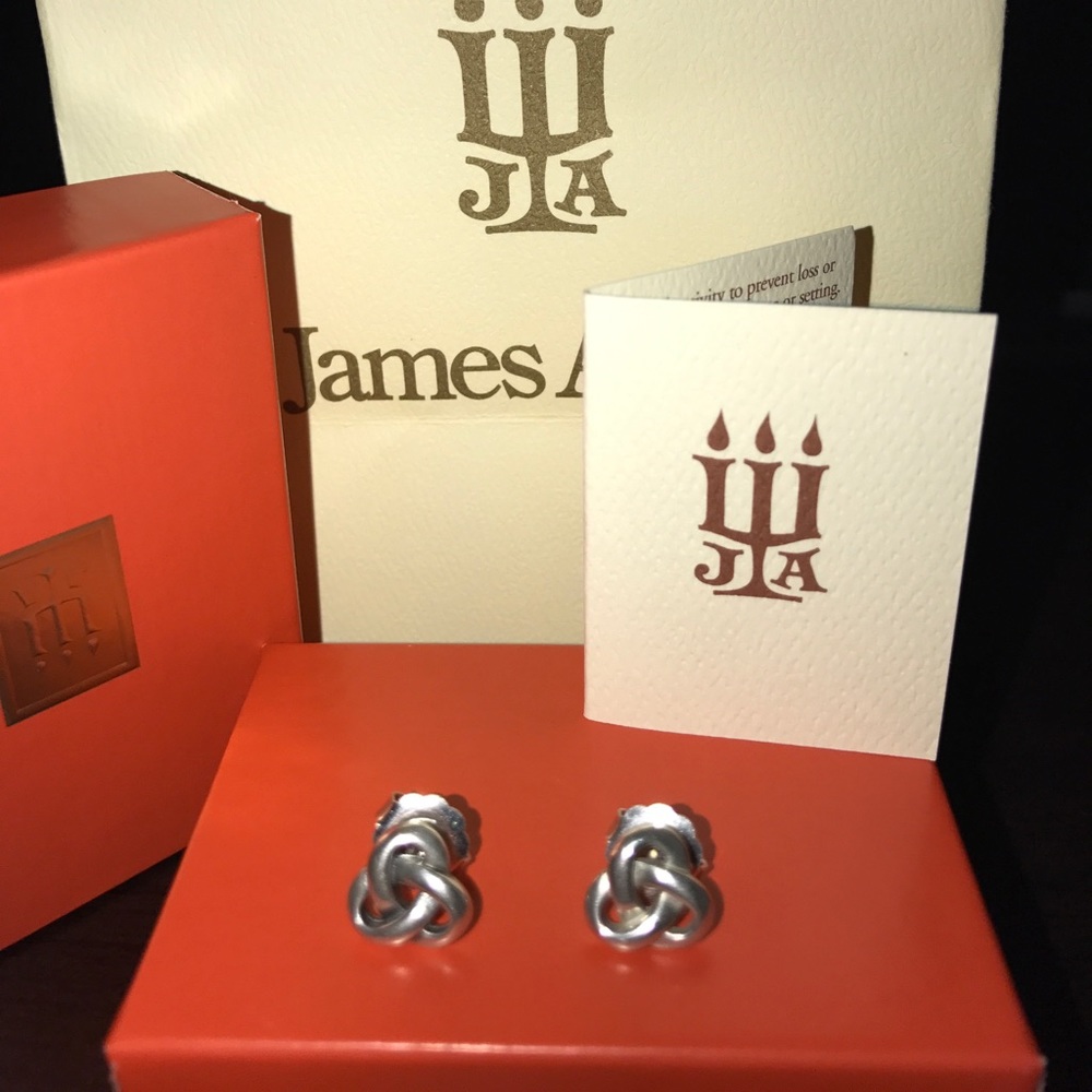 James Avery Trefoil Ear posts