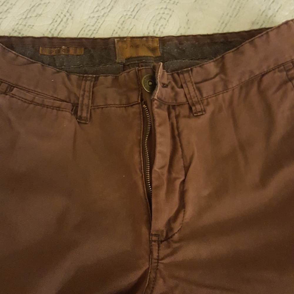 Brown Straight Pants