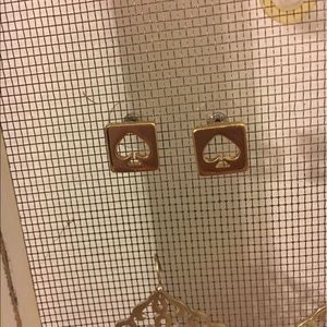 Kate spade gold earrings