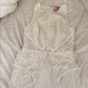 Ivory dress from revolve