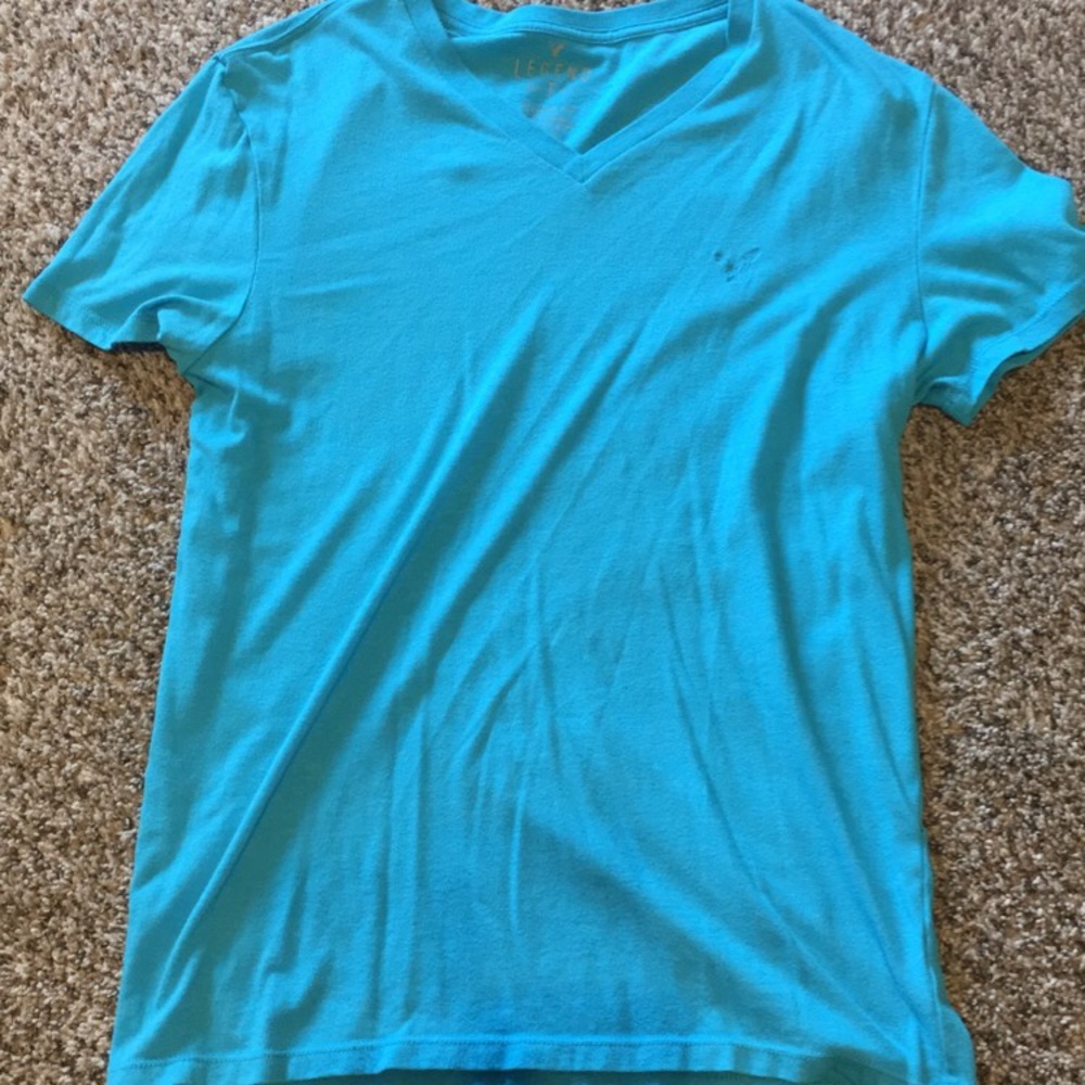 Blue American eagle Vneck