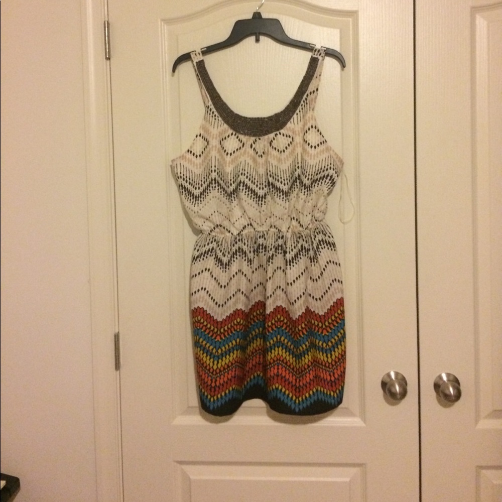 Short beaded top dress
