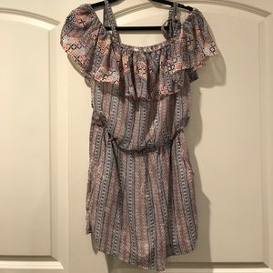 Tribal print romper