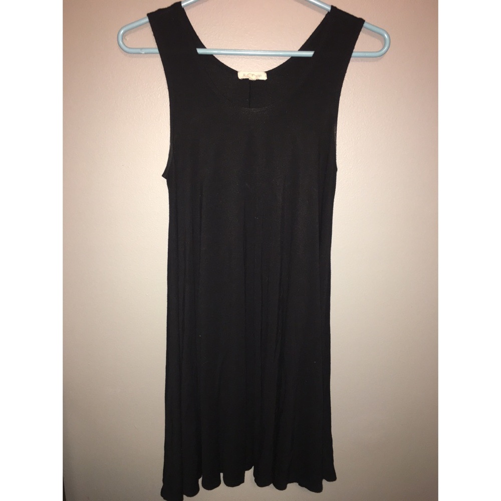 Black T-Shirt (swing) Dress