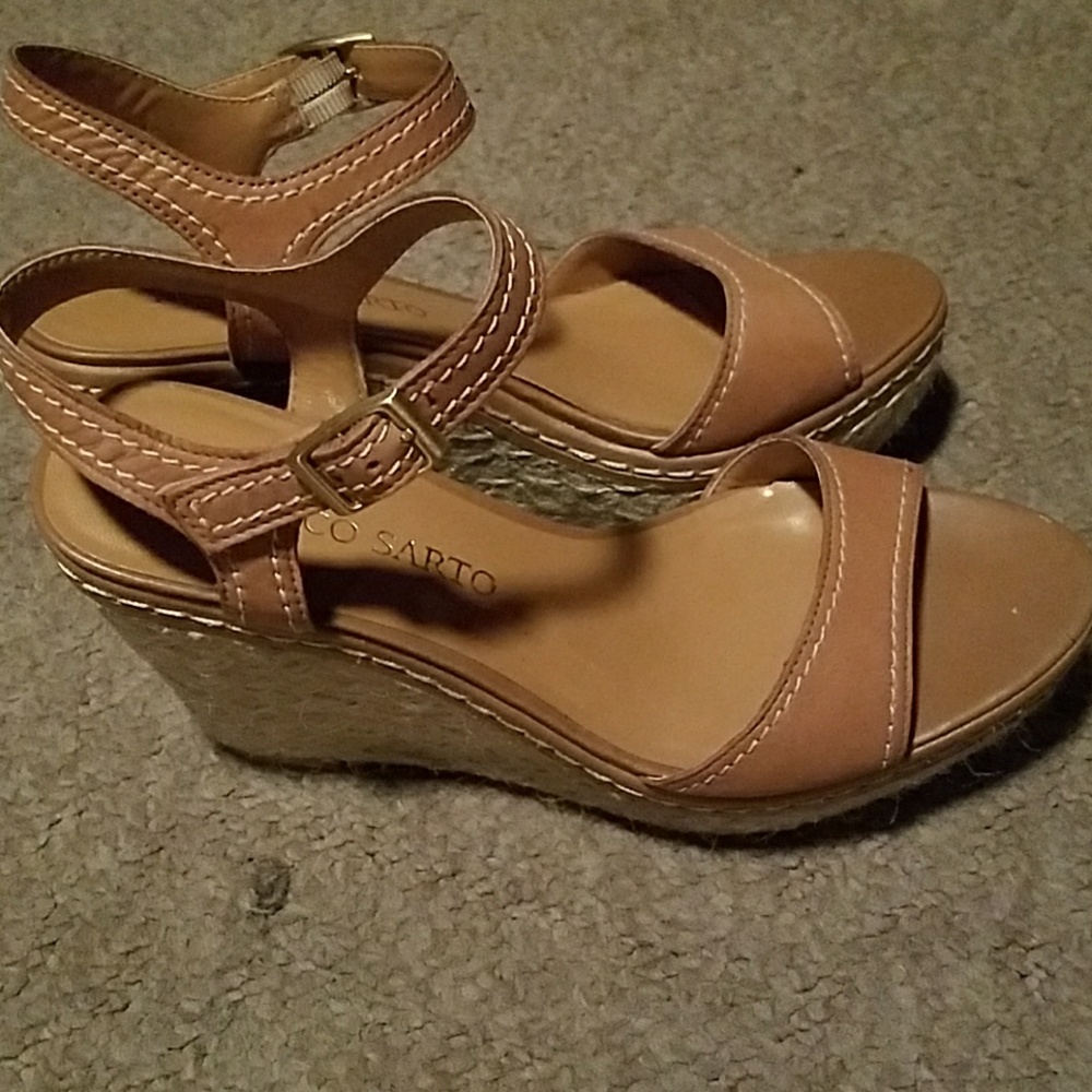 Franco Sarto wedge sandals size 6.5