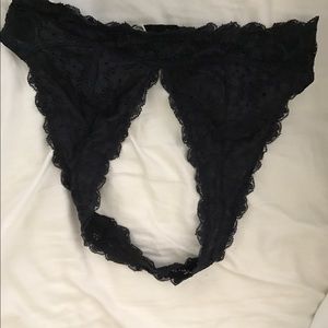 Free People Black Halter Bra-let