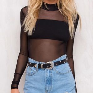 New with tags black bodysuit