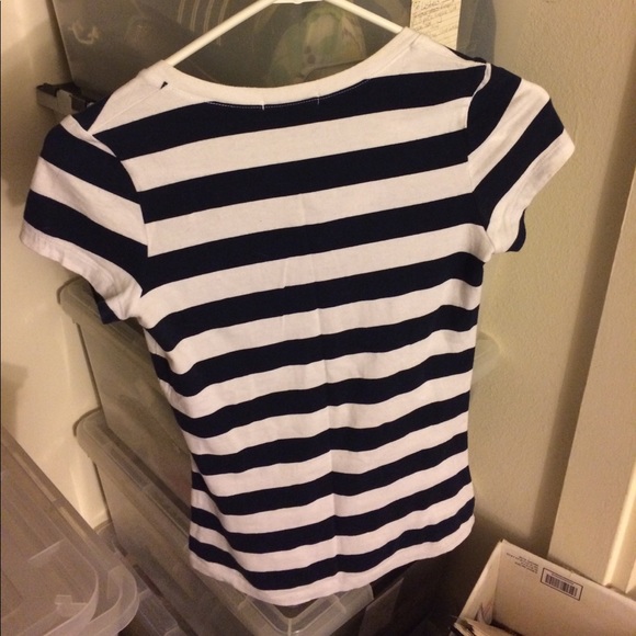 Navy & white T-shirt size small Forever Twenty One - Picture 3 of 3