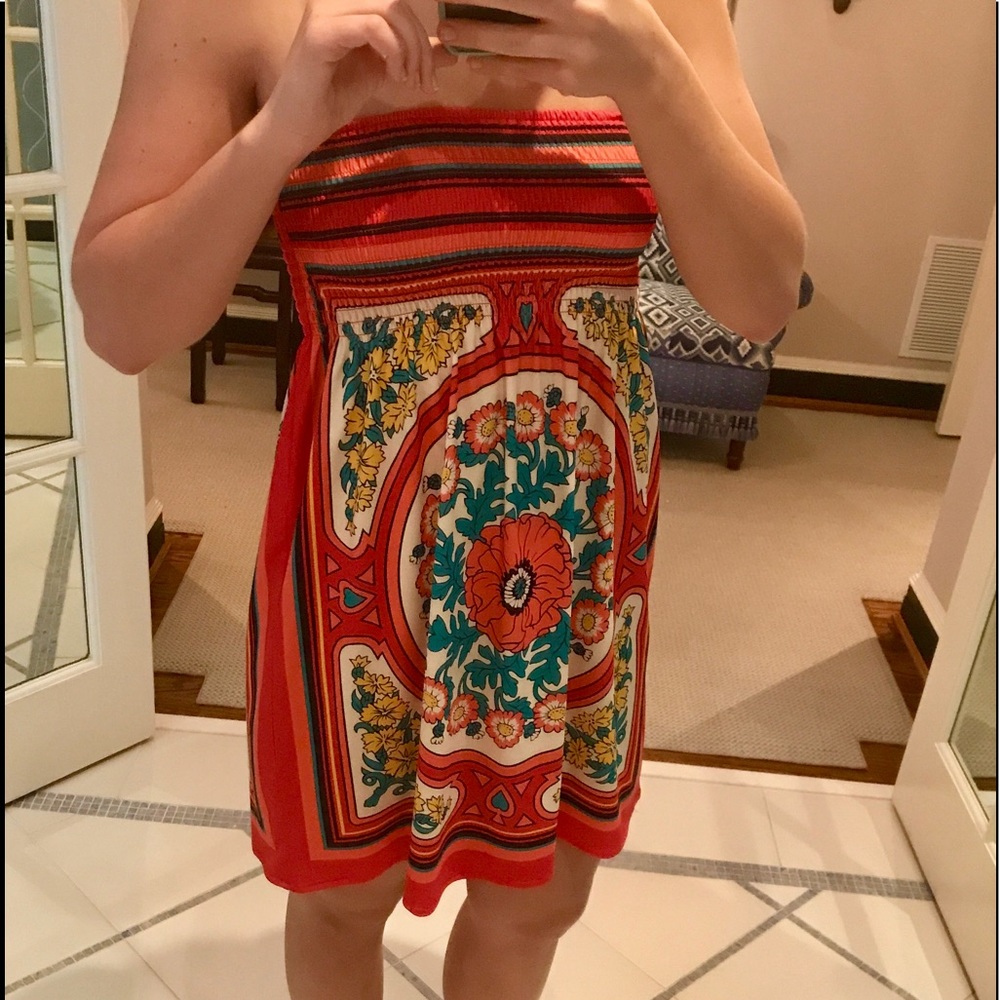 Fab'rik colorful strapless sundress