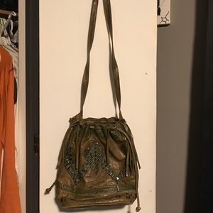 Vintage studded Satchel