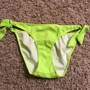 NEON GREEN VICTORIA'S SECRET BIKINI BOTTOMS