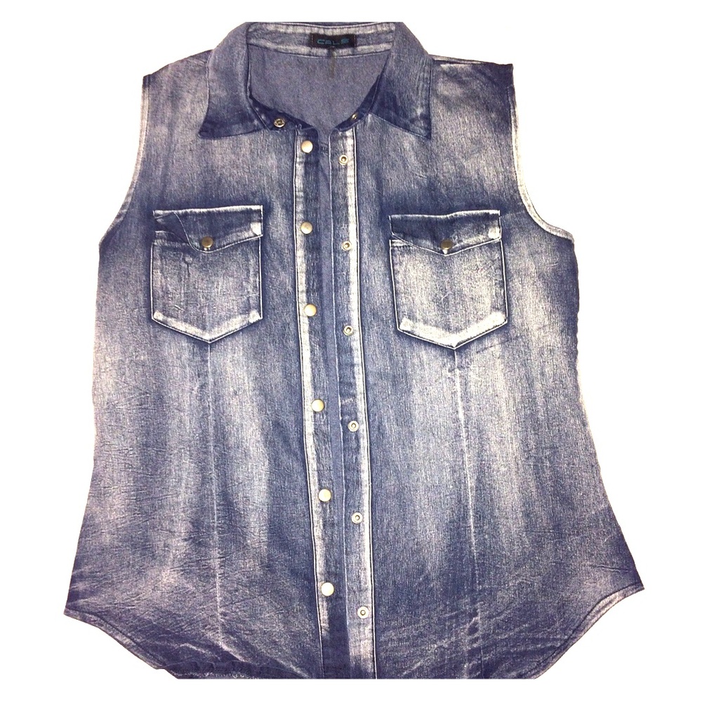 Denim Jean Vest!