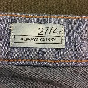 Gap Always Skinny Jeans 27/4R