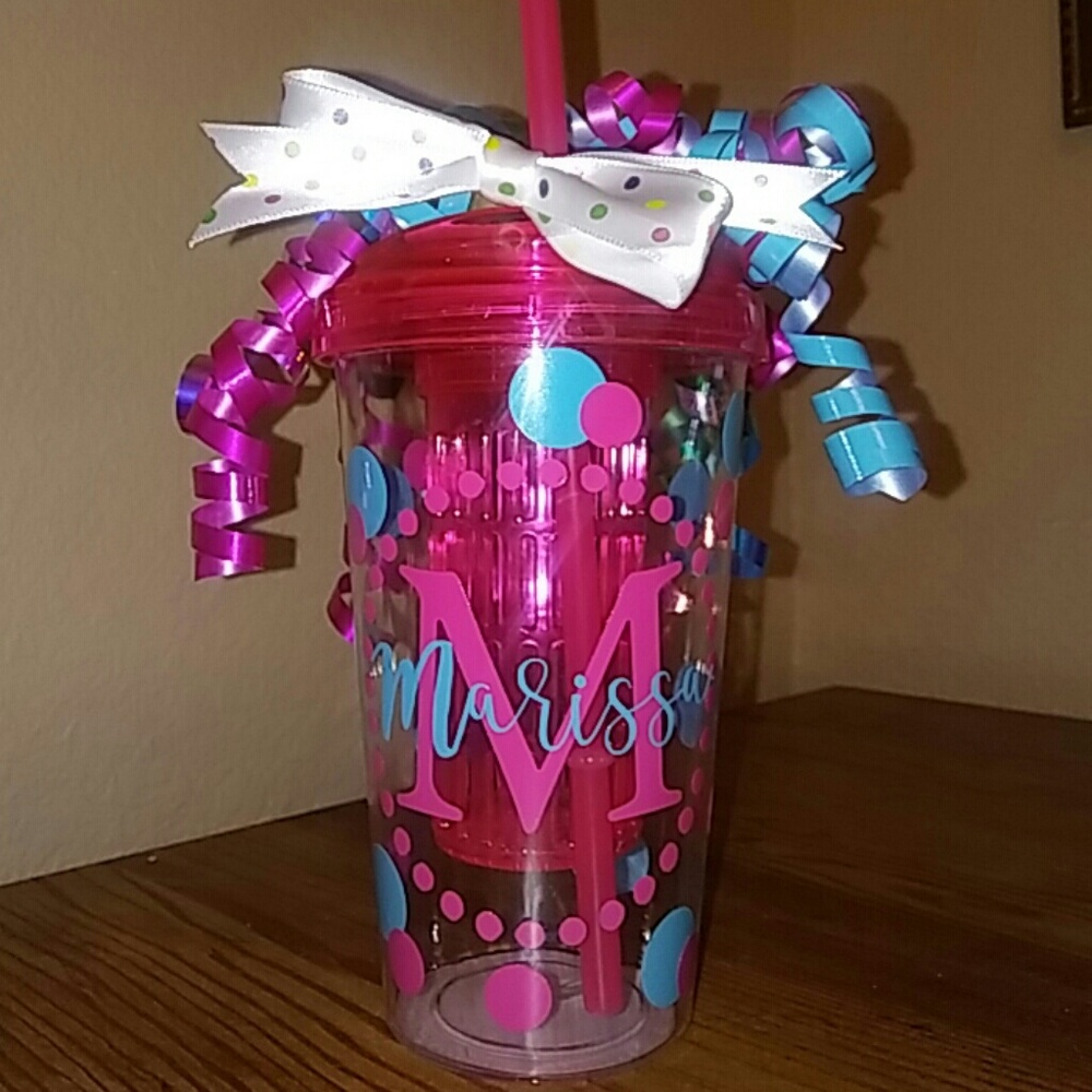 Made to order, personalized fruit infused tumblers