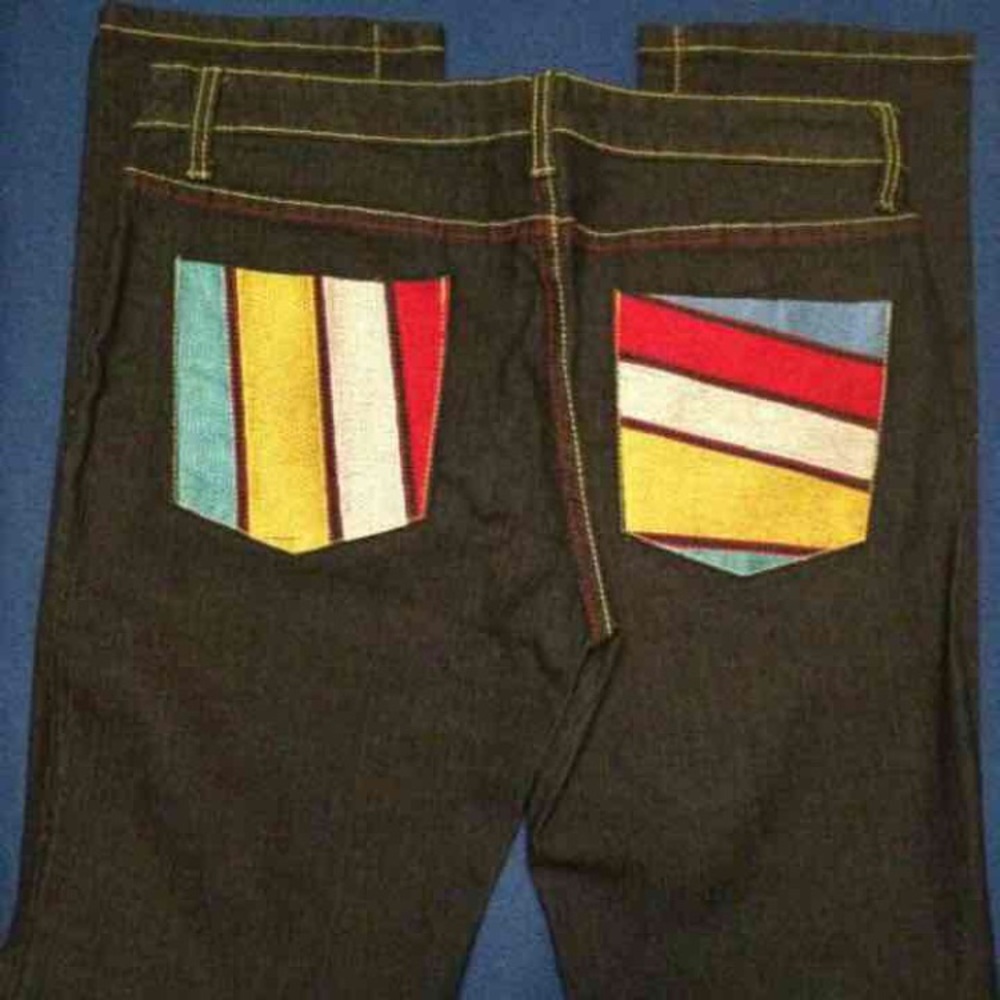 New Multi-Color Jeans Sz 13-14