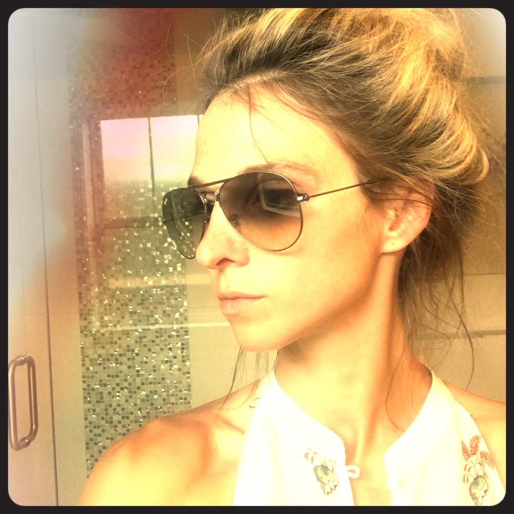 Ray-Ban folding aviator sunglasses